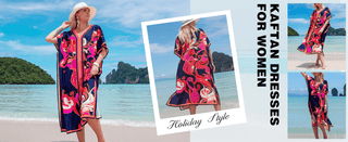 how to style caftan dresses for vacation