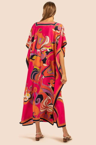 Plus Size V Neck Summer maxi Kaftan Dress - Bsubseach