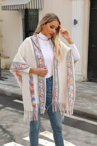 Hoodies Shawls Wraps Open Front Poncho