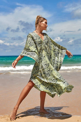 Bikini Long Flowy Beach Coverup Dress