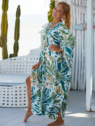 Bikini Long Flowy Beach Coverup Dress