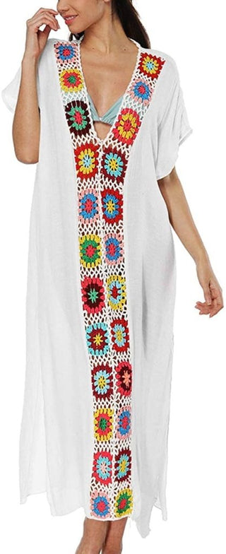 white bathing suit cover up kaftan dress