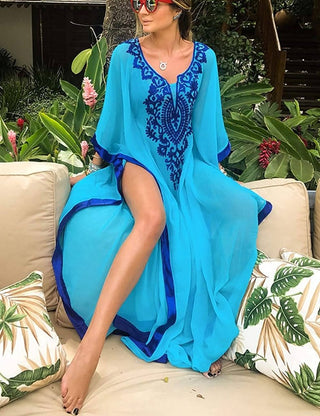 Chiffon Turkish Women Swimsuit Cover Ups - Bsubseach