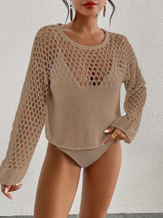 Crochet Swim Cover Up Women Vacation Summer - Bsubseach