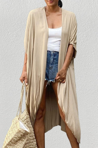 summer beach cover up dresses long kimono cardigan womens