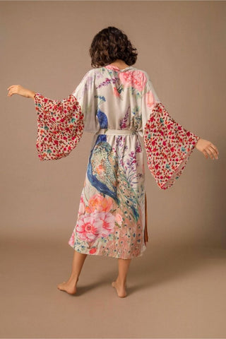 Plus Size Long Bathing Suit Kimono Cover Up - Bsubseach