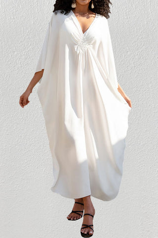 sleeve beach dress swim kaftan cover up