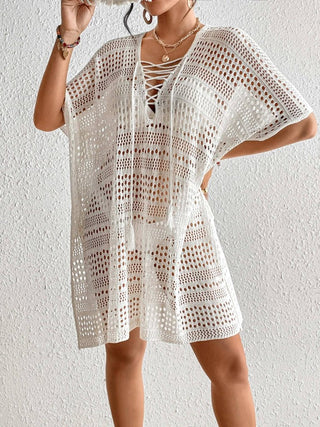 Women's Bikini Crochet Net Dress - Bsubseach