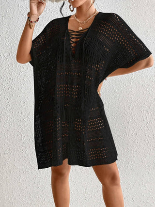 Women's Bikini Crochet Net Dress - Bsubseach