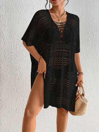 Women's Bikini Crochet Net Dress - Bsubseach