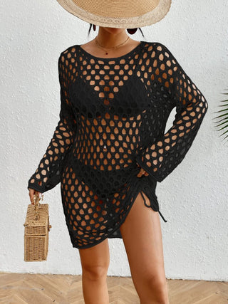 Women's Crochet Long Sleeve Bikini Cover - Up - Bsubseach