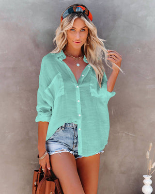 cotton shirt beach cover up beach tops