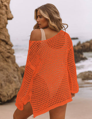 crochet long sleeve crop top cover up