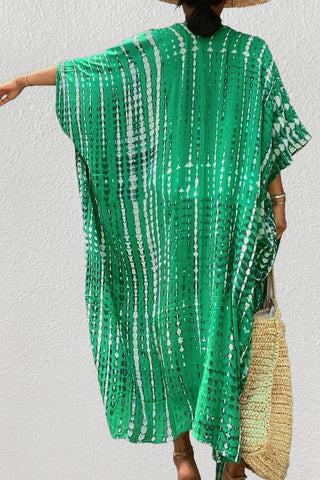 green kimono cardigan plus swimsuit coverups